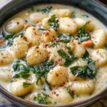 Creamy Vegetarian Gnocchi Soup