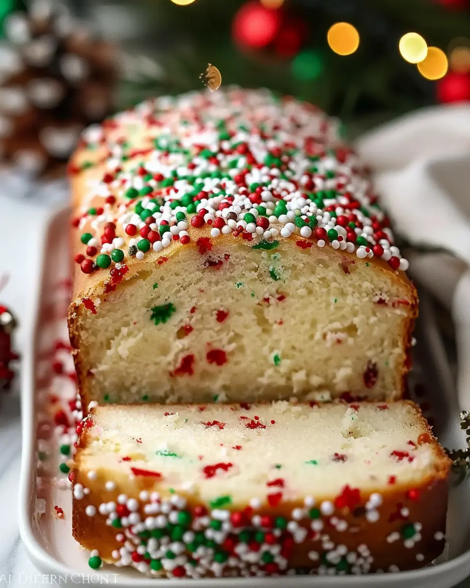 Christmas Sprinkle Buttermilk Bread: A Moist, Festive Delight
