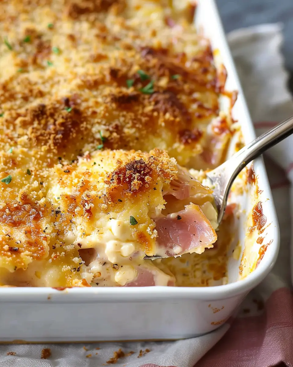 Best Chicken Cordon Bleu Casserole with Turkey Bacon Delight