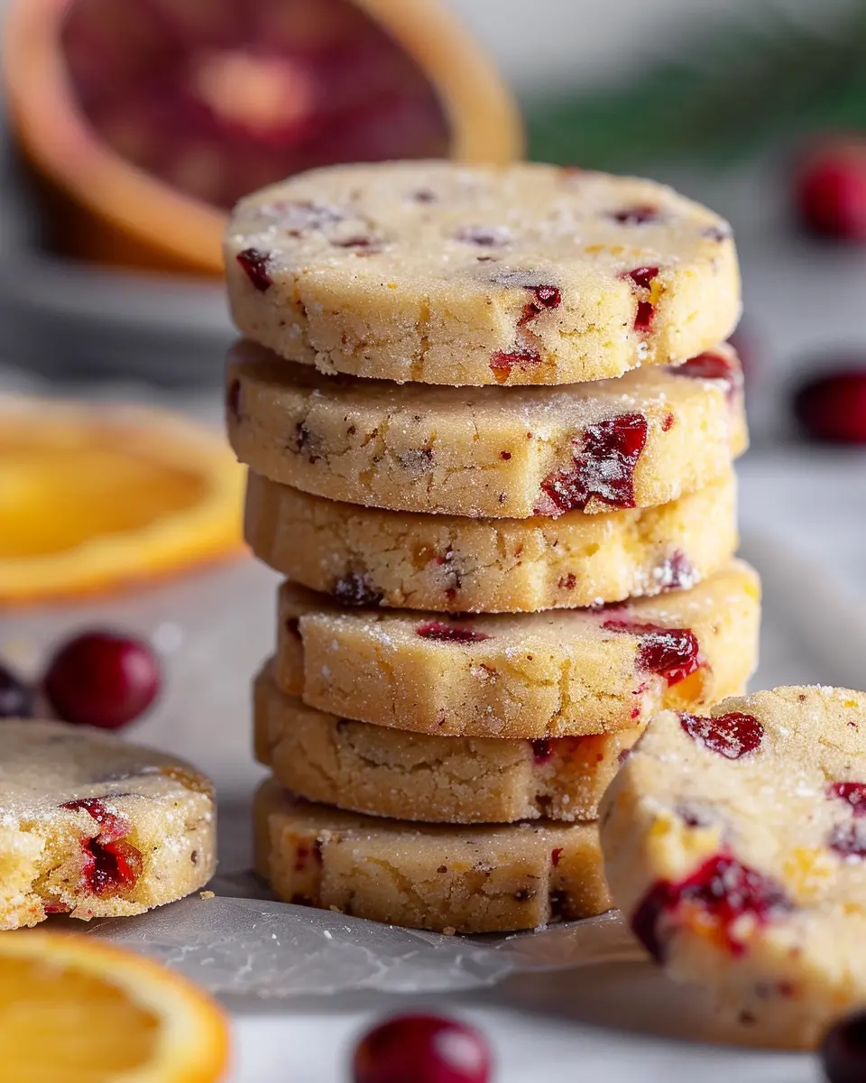 Cranberry Orange Shortbread Cookies Recipe: A Festive Treat You’ll Love