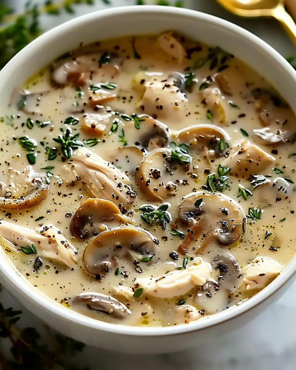 Creamy Rotisserie Chicken Mushroom Soup: Your Indulgent Comfort Food