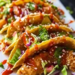 Crispy Chicken Wonton Tacos