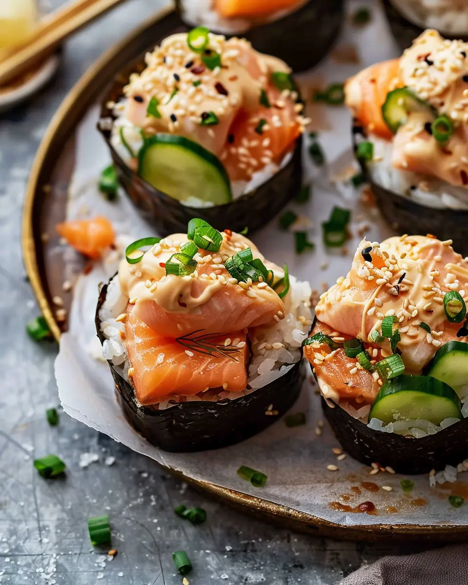 Easy Baked Salmon Sushi Cups: A Juicy Twist on a Viral Recipe
