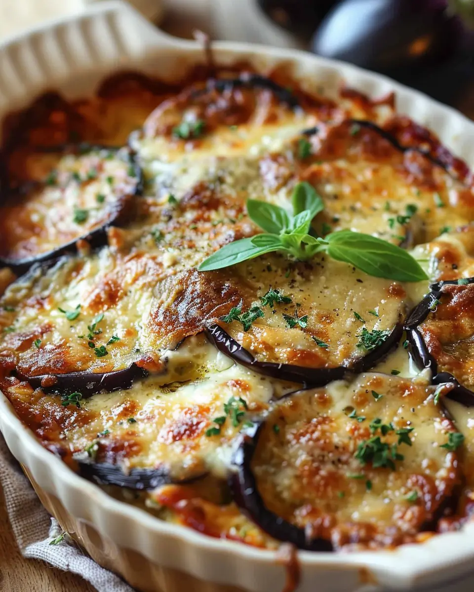 Vegetarian Ricotta &amp; Eggplant Casserole: Easy Comfort Food Delight