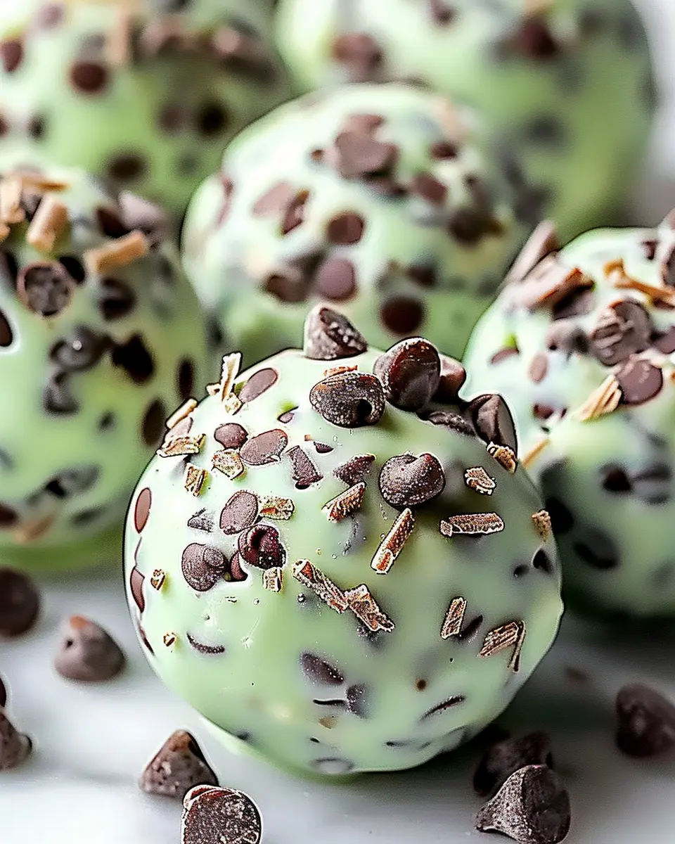 Mint chocolate chip protein balls: Easy, guilt-free snack delight