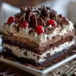 Brownie Refrigerator Cake