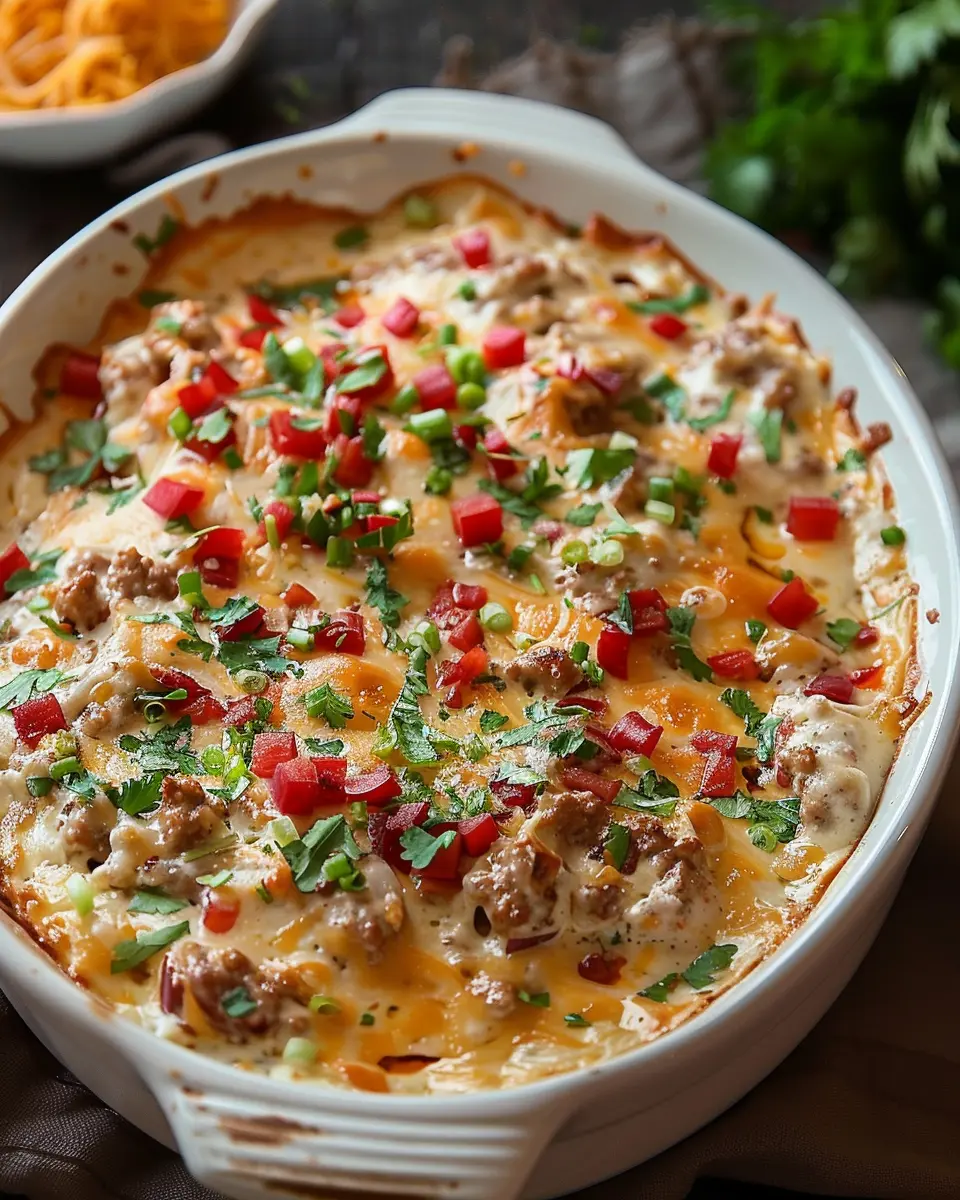 Texas Christmas Dip: Indulgent Turkey Bacon &amp; Chicken Ham Treat