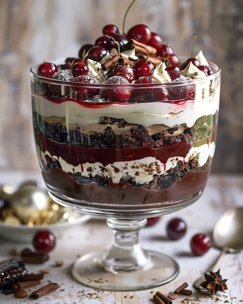 Black Forest Trifle for Christmas: A Joyful Indulgence to Share