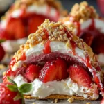 Strawberry Crunch Cheesecake Tacos