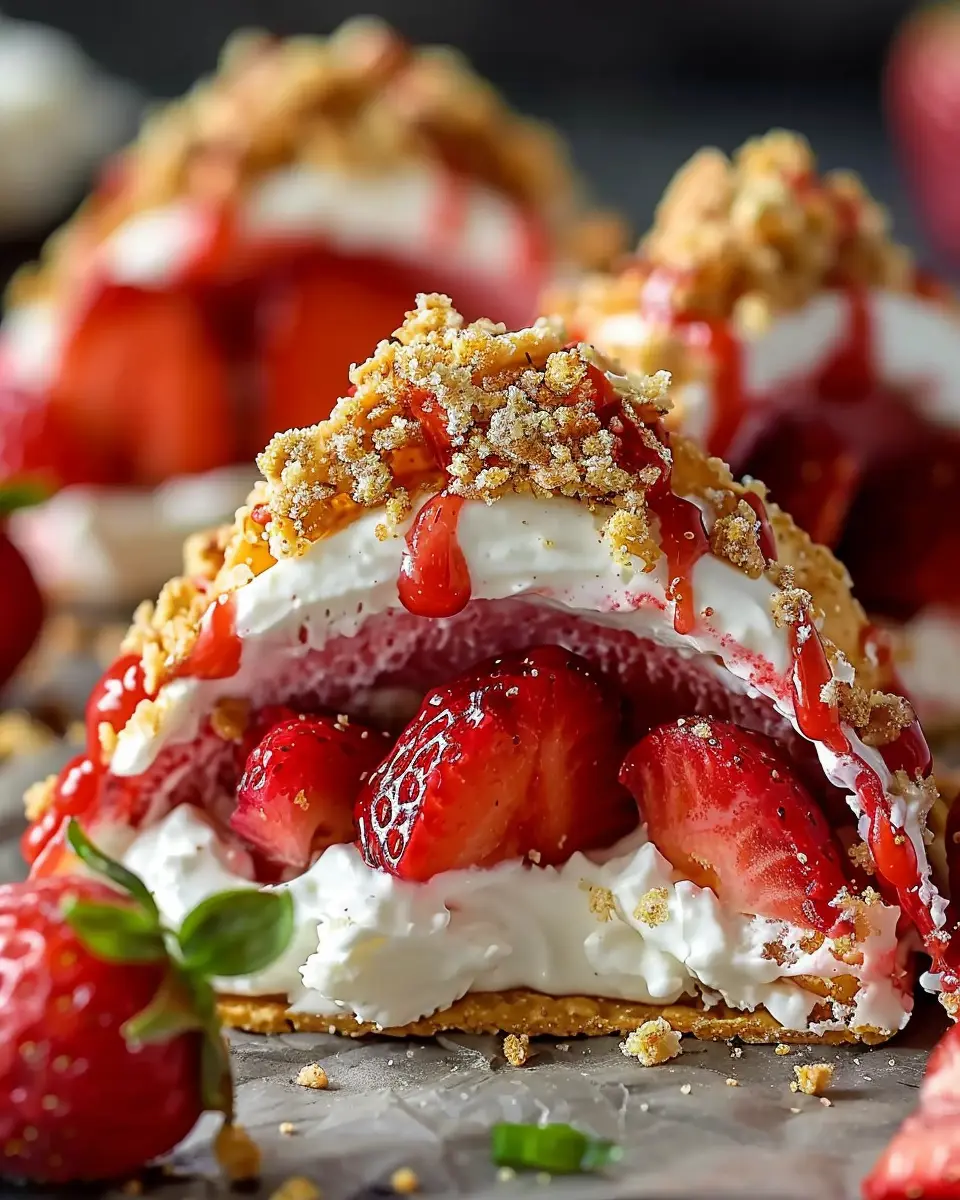 Strawberry Crunch Cheesecake Tacos: Easy Indulgence for Food Lovers