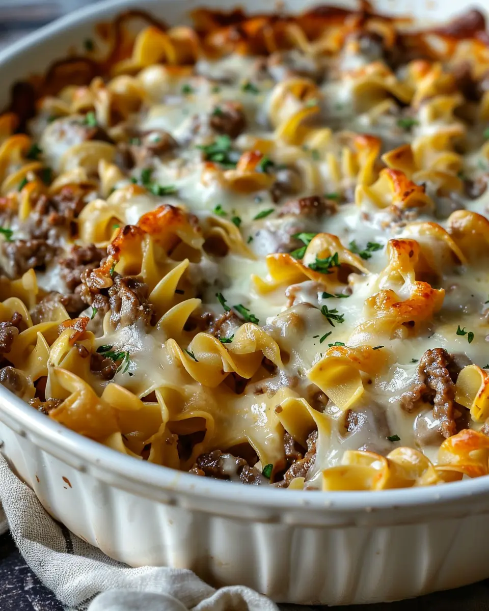 Sour Cream Beef Noodle Casserole: A Comforting Family Favorite