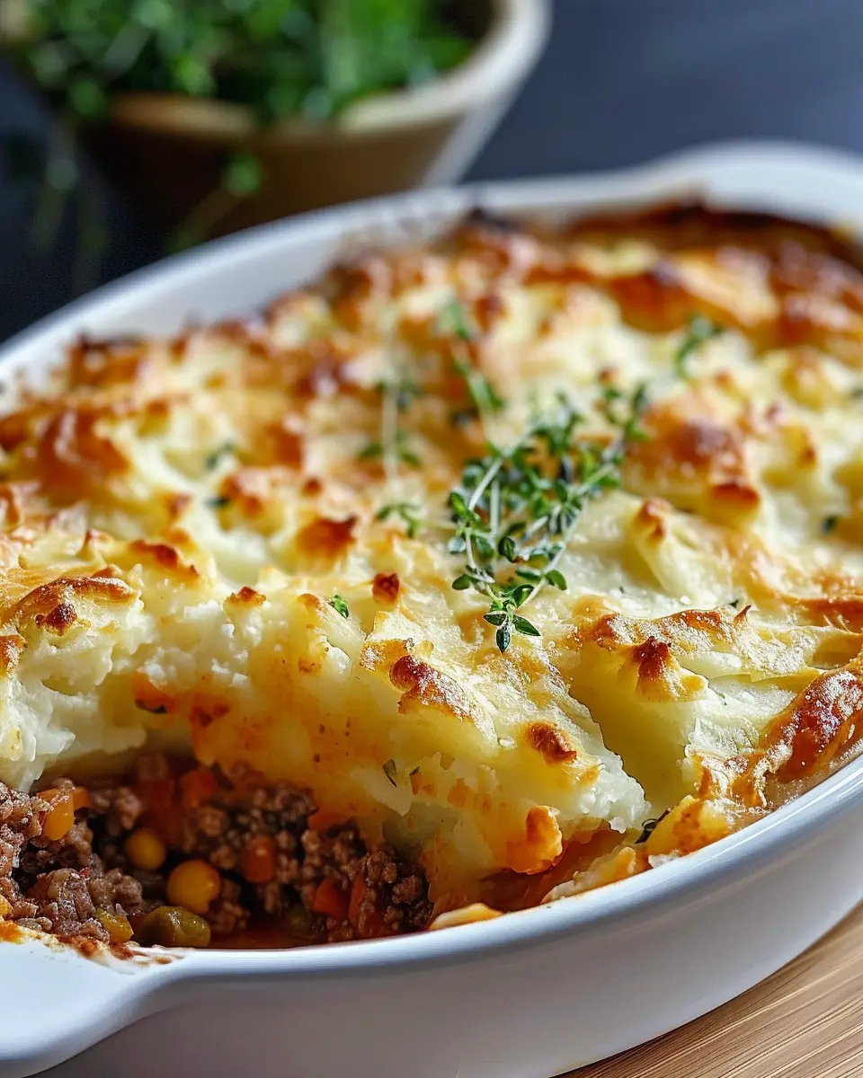 Ina Garten Shepherd’s Pie with Turkey Bacon and Chicken Ham Joy