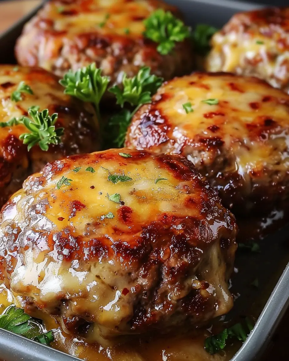 Cheesy Baked Meat Patties: Indulgent Comfort Food for All