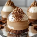 Gingerbread Latte Mousse Domes – A Gourmet Holiday Dessert Idea