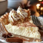 Christmas Eve Cinnamon-Vanilla Custard Pie – Creamy Holiday Dessert Magic