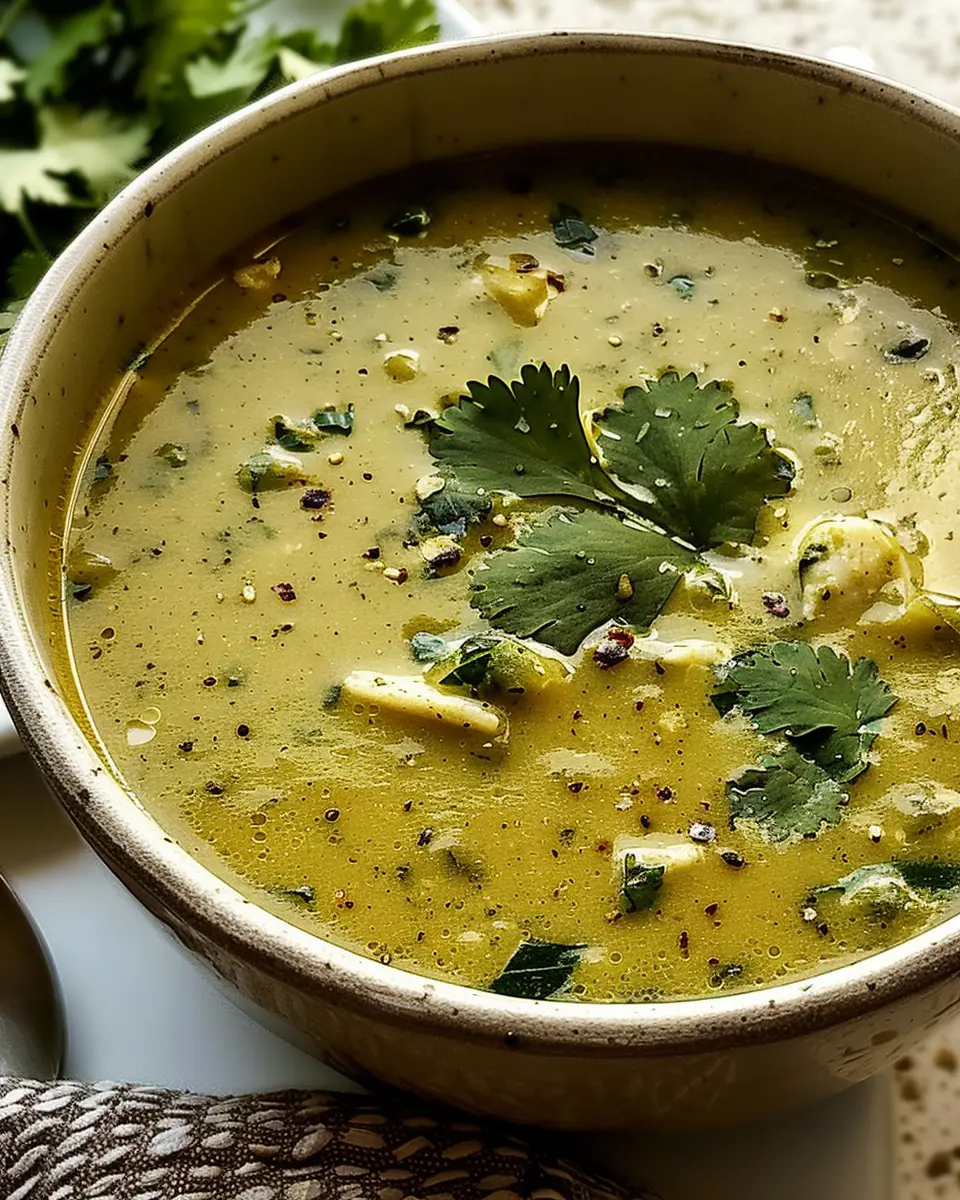 Mouthwatering Roasted Poblano Soup for Ultimate Comfort with Turkey Bacon