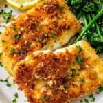 Crispy Air Fryer Parmesan Crusted Cod