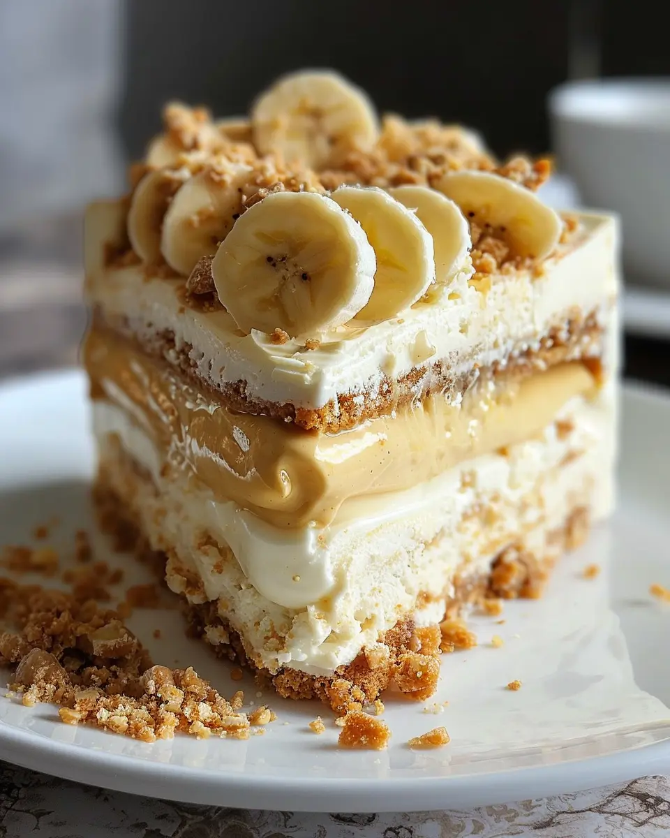 Banana Pudding Cookie Butter Cheesecake: An Indulgent Delight
