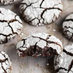 Vintage Chocolate Crinkle Cookies