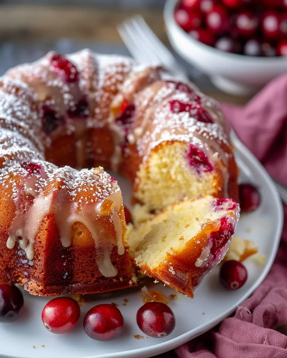 Cranberry Orange Bundt Cake: The Best Cozy Dessert Recipe